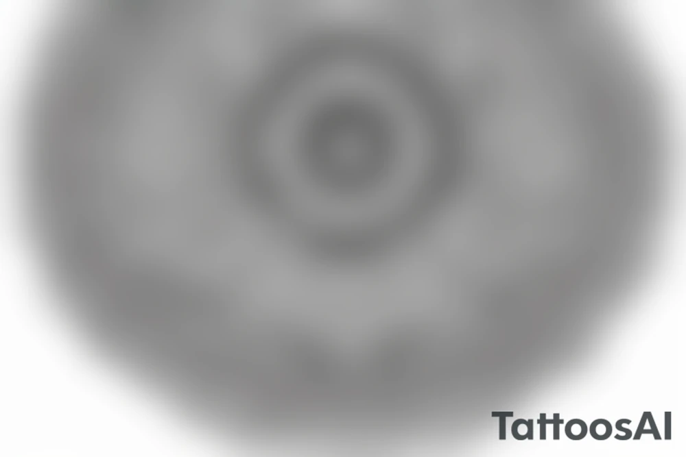 back piece mandala and lotus flower tattoo idea