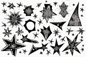 laniakea constellation tattoo idea