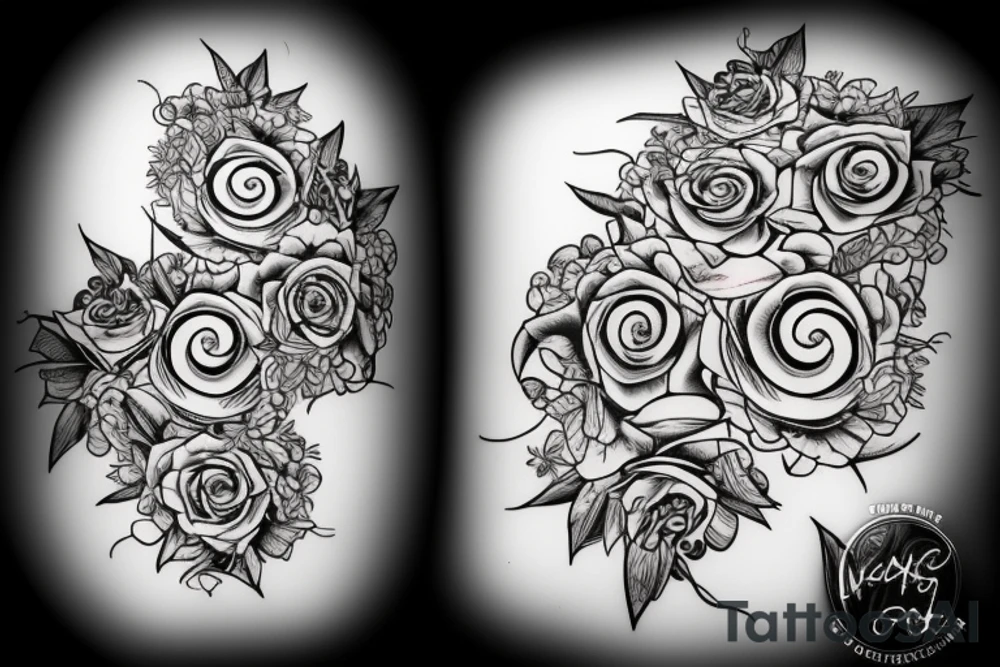 the word "endlessly" turning into a slide tattoo idea