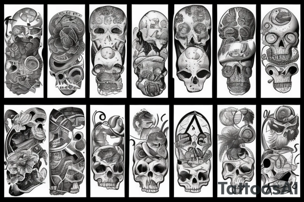 Anthropology and evolution tattoo idea