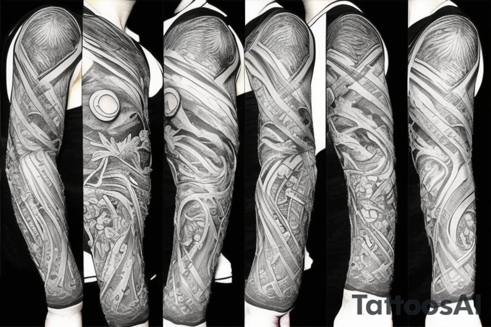 Evolution and destiny tattoo idea