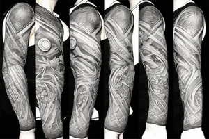 Evolution and destiny tattoo idea