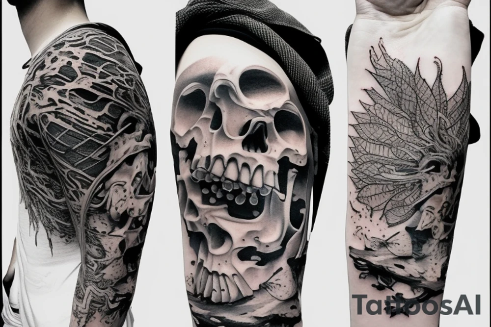 Evolution and destiny tattoo idea