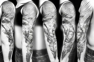 Evolution and life tattoo idea