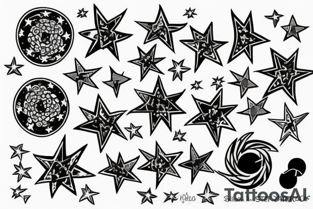 Star tattoo idea