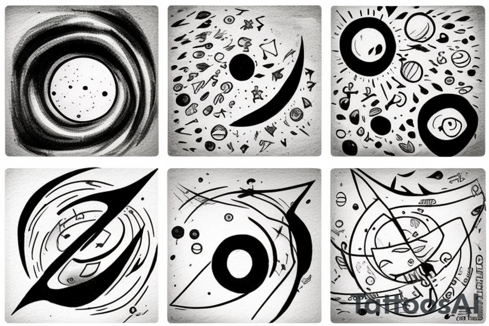 three planets in the same orbit sharing tattoo idea