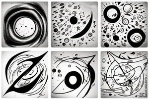 three planets in the same orbit sharing tattoo idea