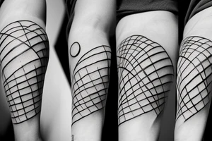 three planets in the same orbit sharing one line tattoo idea