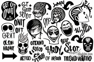 Get out of my head tattoo idea