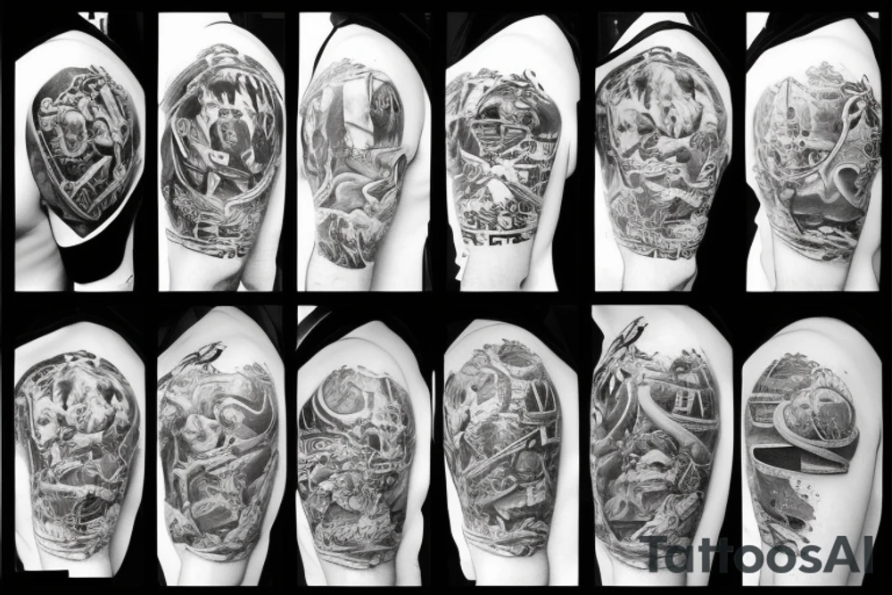 Basket ball under the crown tattoo idea