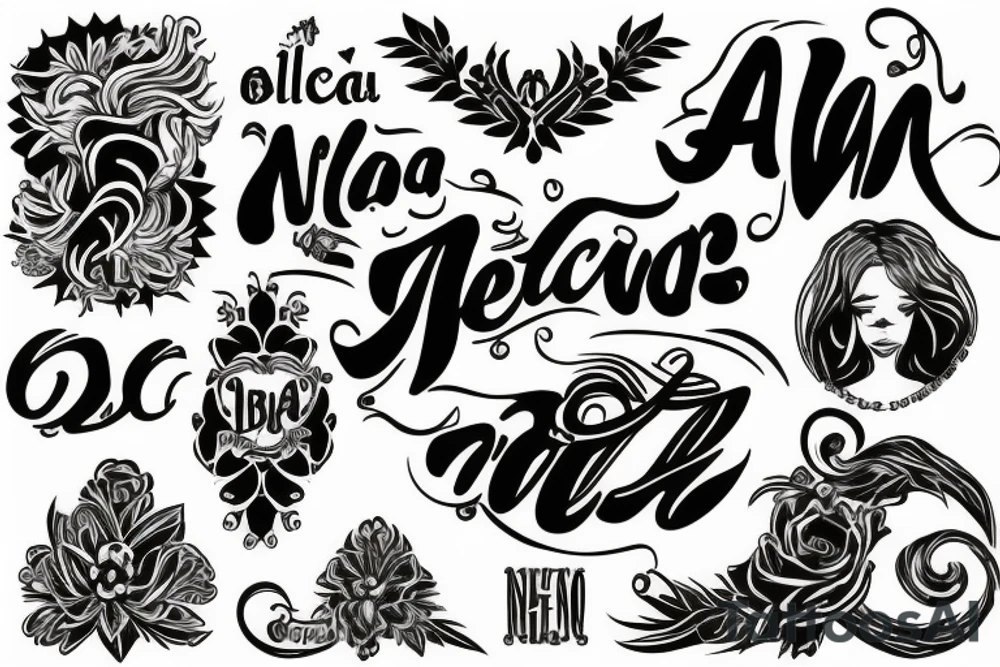 name  alba  sena tattoo idea