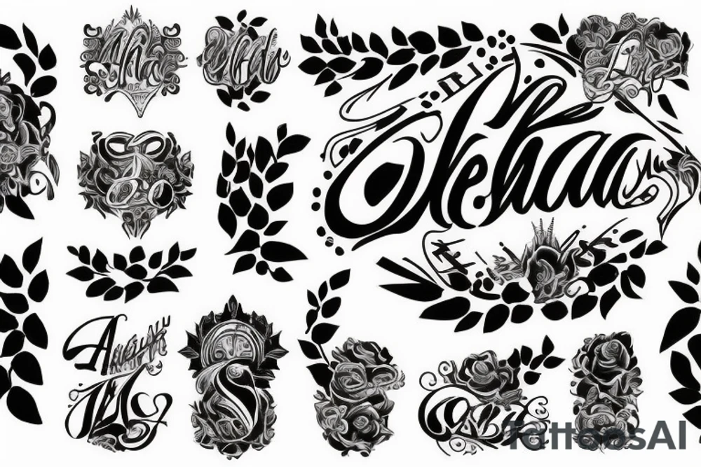 name  alba  sena tattoo idea