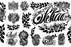 name  alba  sena tattoo idea