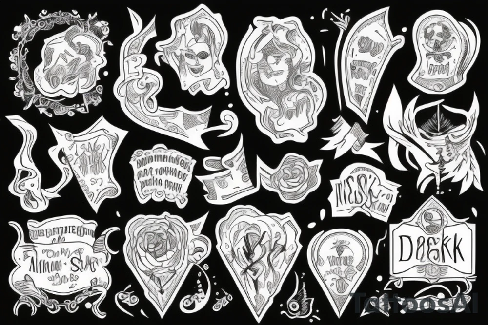no risk no story tattoo idea