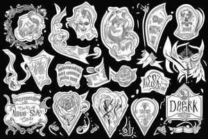 no risk no story tattoo idea