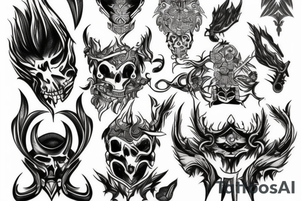 warrior tattoo idea