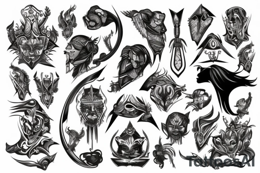 warrior tattoo idea