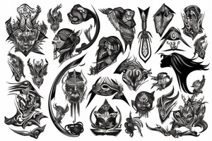 warrior tattoo idea