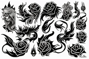 give me tattoo design on word ''FiRab" tattoo idea
