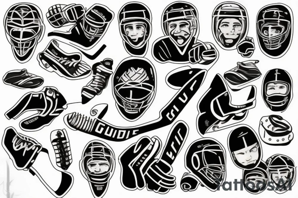 Hockey family 28 tattoo idea