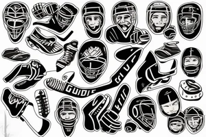 Hockey family 28 tattoo idea