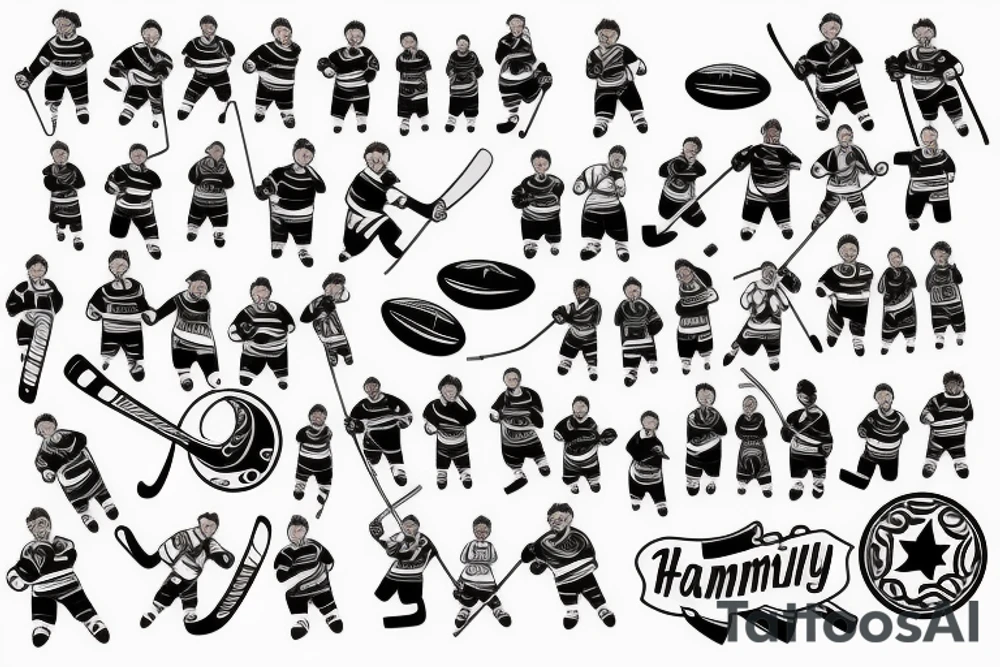 Hockey family 28 tattoo idea