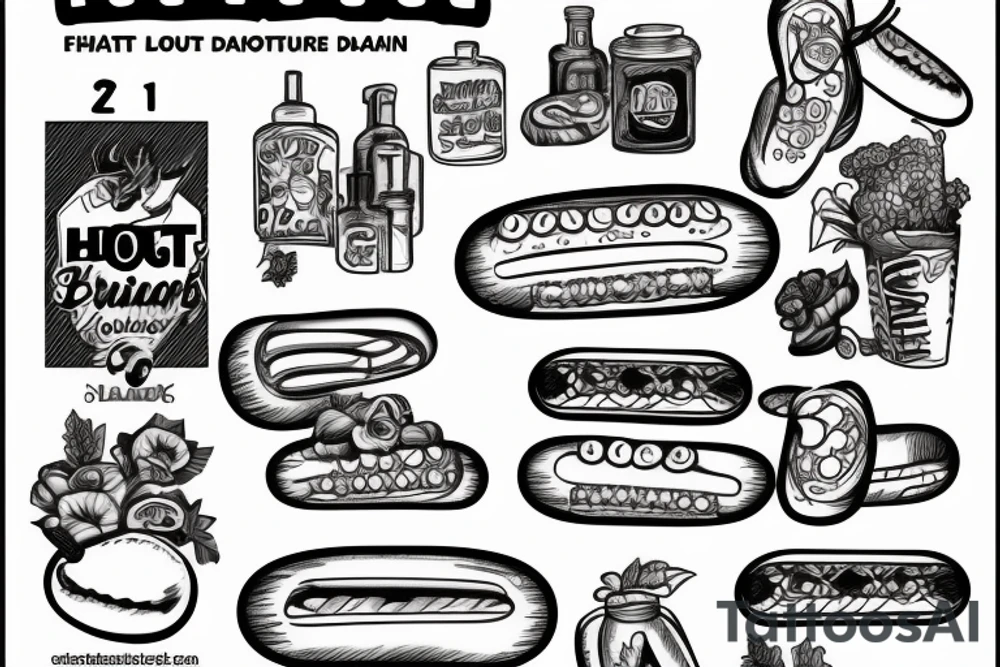 hot dog barracks tattoo idea