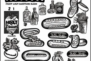 hot dog barracks tattoo idea