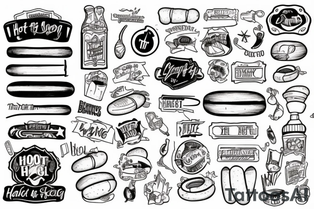 hot dog barracks tattoo idea