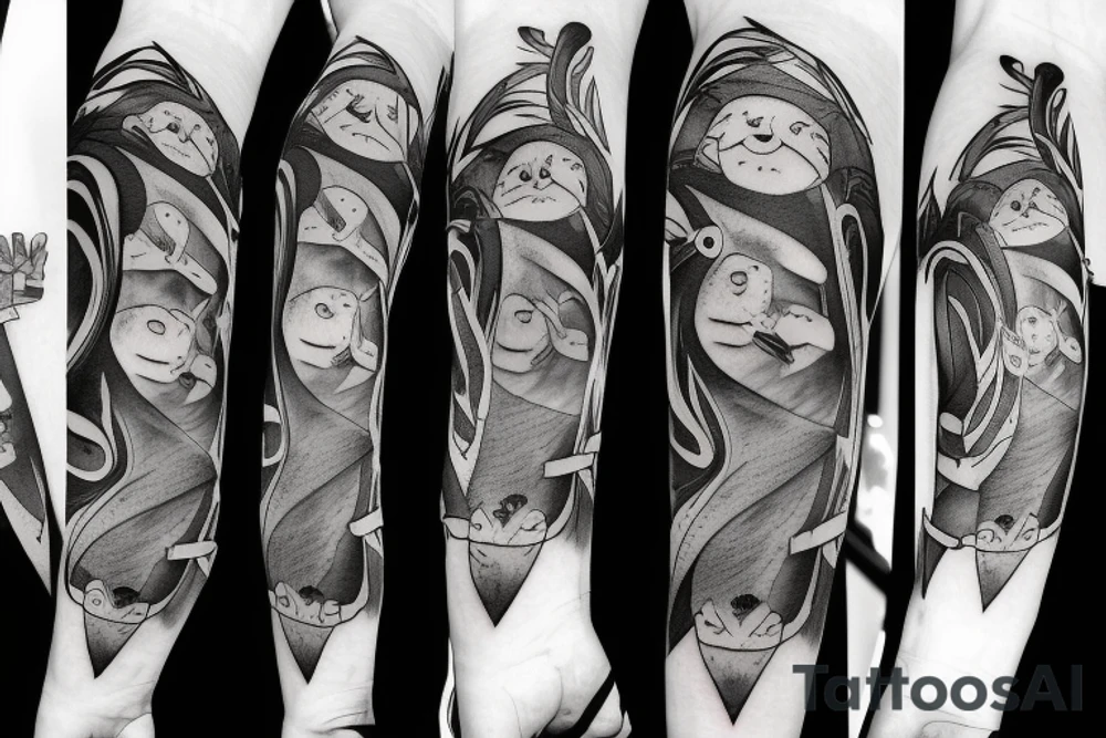 Sloth weightling with a sword tattoo idea