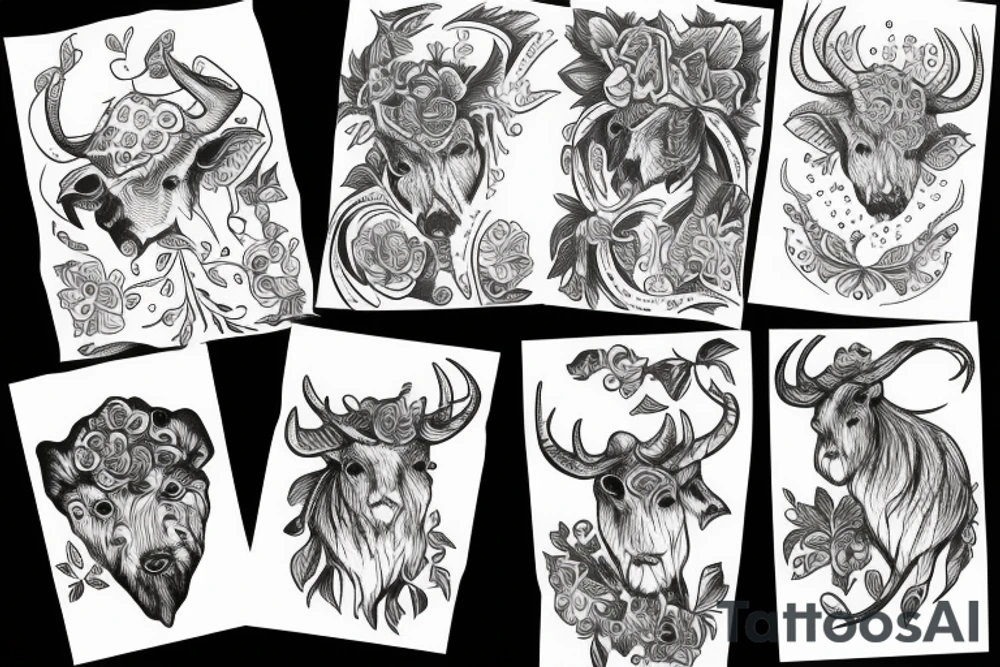 buffalo tattoo idea