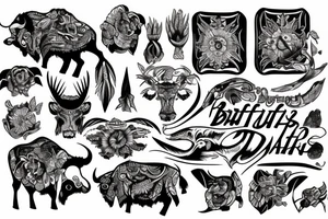 buffalo tattoo idea
