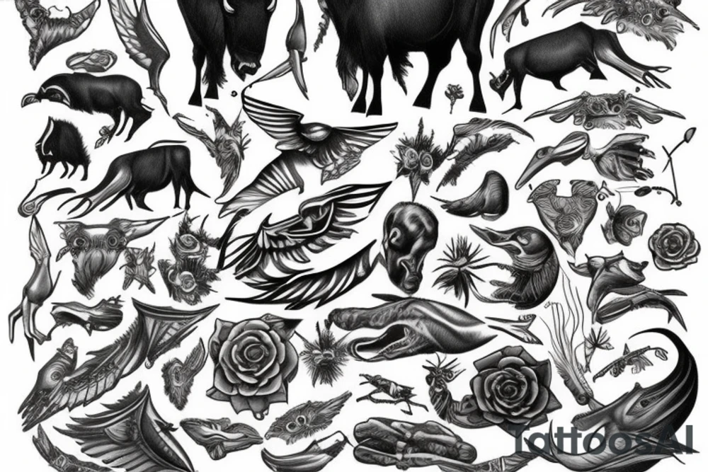 buffalo tattoo idea