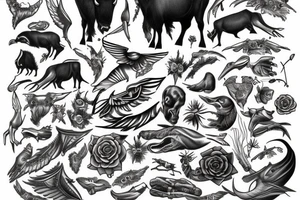 buffalo tattoo idea