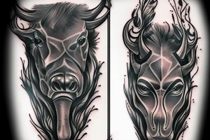 buffalo tattoo idea