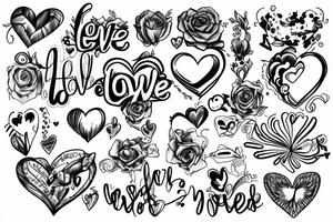 gay love tattoo idea