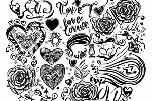 gay love tattoo idea