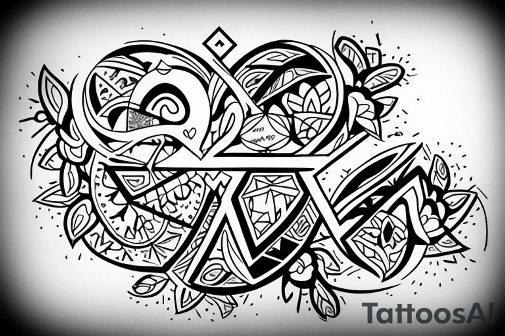 about love, strength, unique and adventure, and a symbol for my wife julia with the number 24/7 tattoo idea