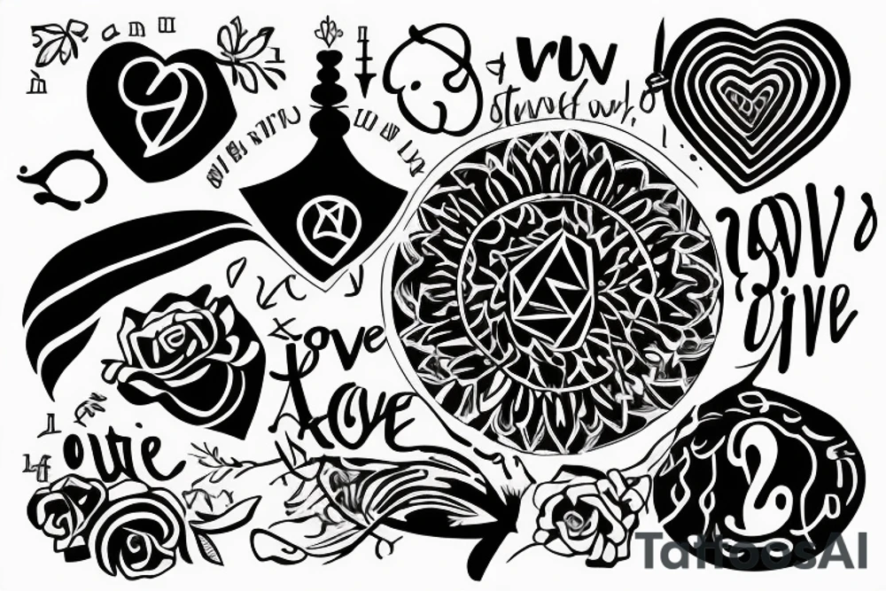 about love, strength, unique and adventure, and a symbol for my wife julia with the number 24/7 tattoo idea