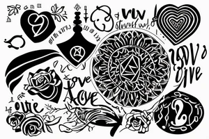 about love, strength, unique and adventure, and a symbol for my wife julia with the number 24/7 tattoo idea