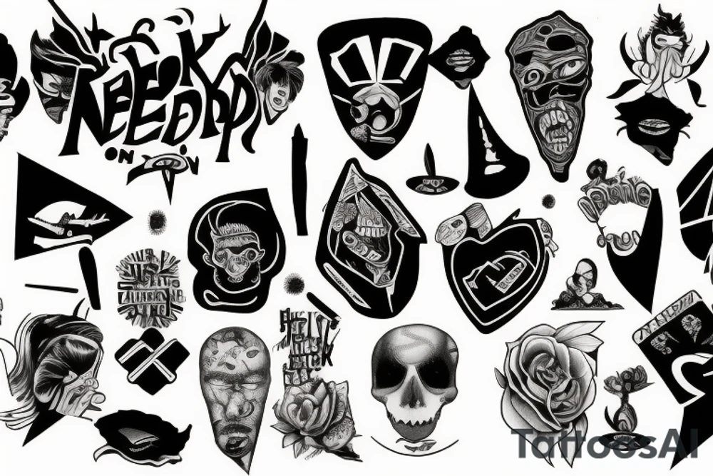 Neck deep tattoo idea