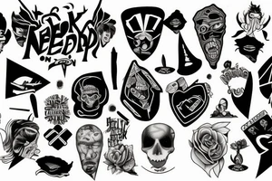 Neck deep tattoo idea