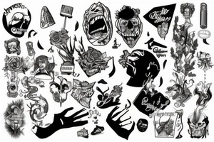 Neck deep tattoo idea