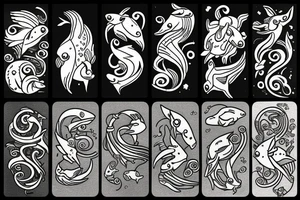 Pisces tattoo idea