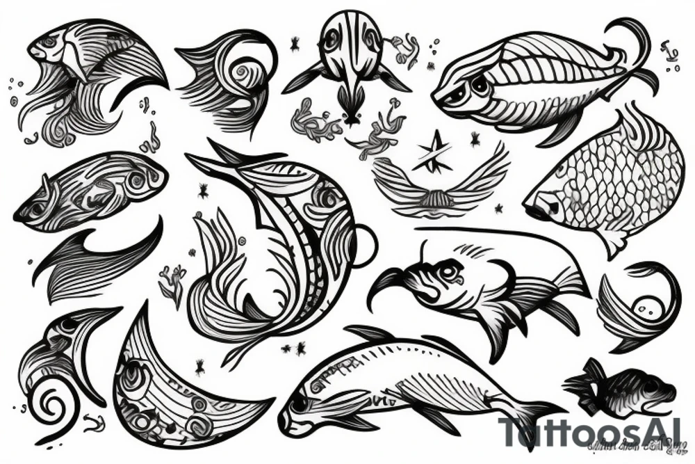 Pisces tattoo idea
