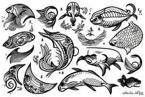 Pisces tattoo idea