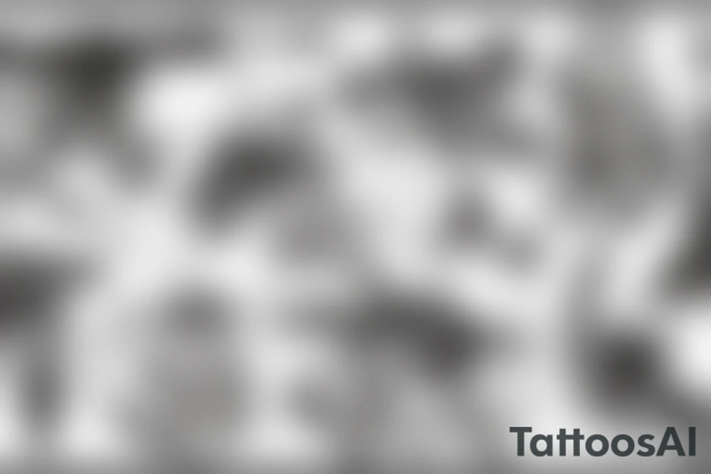 Winnie-the-Pooh shooting sniper rifle honey projectiles tattoo idea