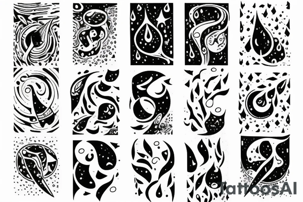 Rain falling from the stars a verycsmall tattoo tattoo idea