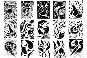 Rain falling from the stars a verycsmall tattoo tattoo idea