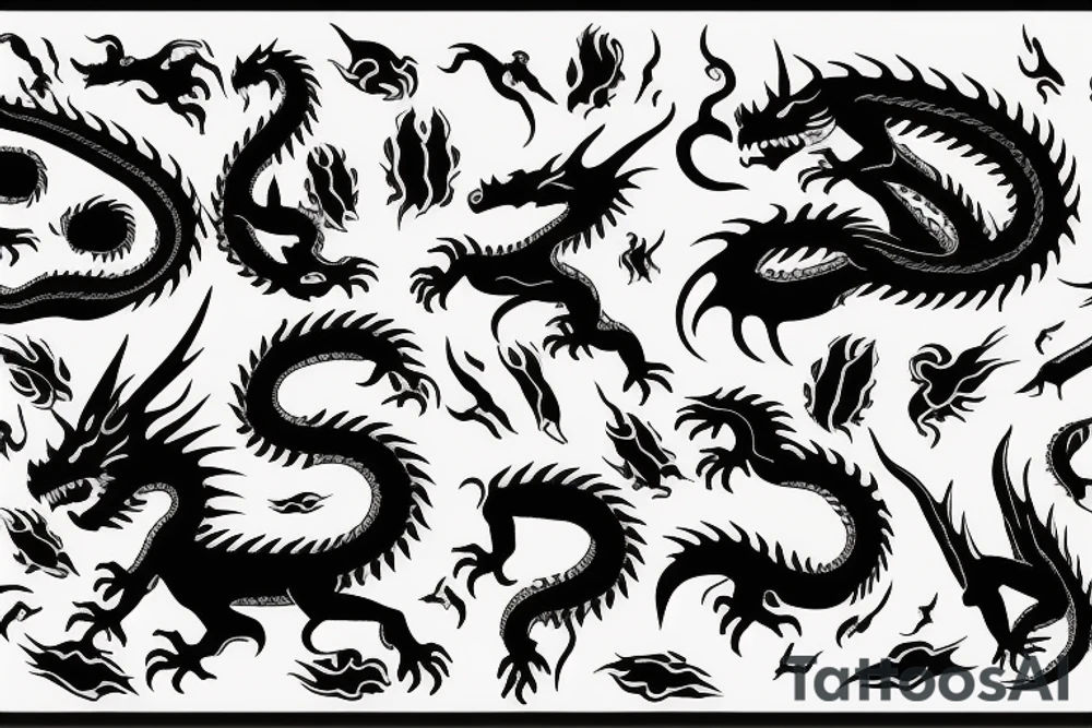 Dragon tattoo idea